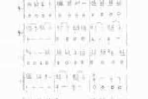 古筝谱【无字碑重奏】电视剧《武媚娘传奇》插曲