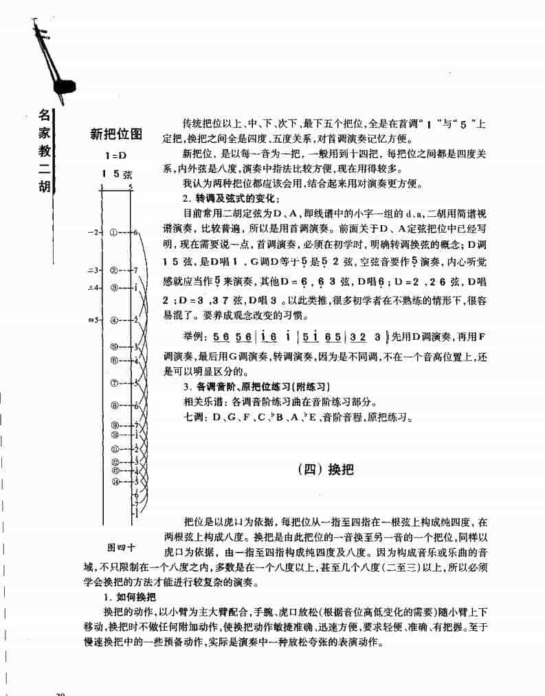 二胡各调传统与新把位对照表_第2张